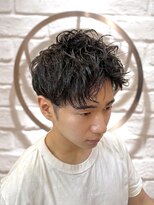 ヨシザワインク ハコザキ 水天宮前 日本橋人形町(YOSHIZAWA Inc.HAKOZAKI)&nbsp;メンズパーマ20代/ブリーチなしカラー/ビジネスショート