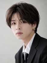 エイド 本店(aid)&nbsp;シースルー微分けコンマバングラウンドセンターパート