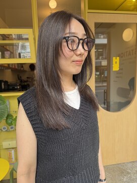 ヒントステーション(HINTSTATION) 〈浅草 半個室〉透け感アッシュベージュ