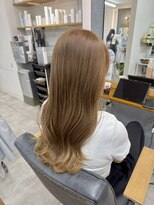 ギルド 清瀬店(GUILD)&nbsp;柔らかベージュのロングスタイル