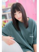 黒髪が新鮮!甘モード★ストレート