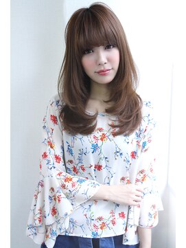 ロゼ 茨木(Rose) 【Rose】厚めバング×ワンカールセミロング★★