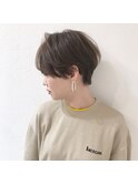 Coast.ショートヘア×ベージュブラウン×大人ベリーショート