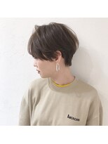 レンク(LENC)&nbsp;Coast.ショートヘア×ベージュブラウン×大人ベリーショート