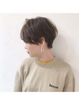 レンク(LENC) Coast.ショートヘア×ベージュブラウン×大人ベリーショート