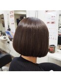 コンパクトでおさまり重視！骨格矯正ミニマムボブ！