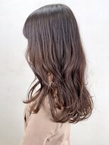 アルバム 銀座(ALBUM GINZA)&nbsp;グレージュロング_ウェーブパーマフォギーベージュ_ba278323