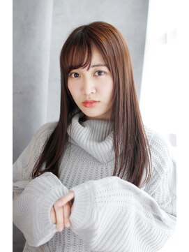 プティルカ ディーシー本店(PutiLuca D.C.) 透け感バングのナチュラルストレート