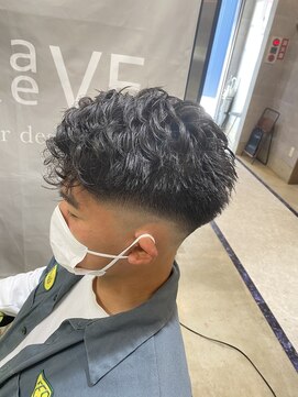 ブレイブ ヘアデザイン(BRaeVE hair design) パーマ×スキンフェードスタイル