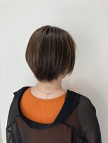 シエル 立川店(CIEL)&nbsp;【CIEL 佐藤】ハンサムショート　カーキアッシュ