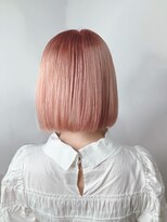 エデン 福岡店(EDeN) エモピンクホワイト/韓国風/ボブ/ピンク系カラー/ショートボブ