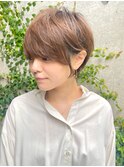 20代30代40代/ショートボブ/丸み/小顔/ひし形@小原拓馬