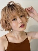ふんわりショートボブ/ミニボブ/オン眉/20代30代40代