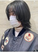 黒髪ウルフカット/U24学割