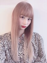 エストヘアーバイ フレンズ 新宿店(est hair by friends) 透明感ミルクティーベージュダブルカラー/ブリーチ