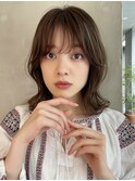 レイヤーなし ミディアム やわらかベージュ 20代30代40代50代