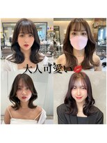 トルネード(TORNADO) 韓国風ヘア 外国人風ヘア くびれヘア 2wayバング M929