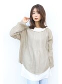 大人可愛いミディアムレイヤー
