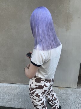 ペレ 渋谷(PELE) Y254_バイオレット ブリーチ3回~