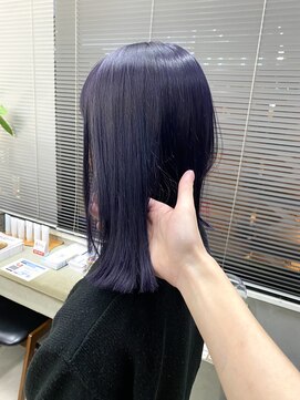 テトヘアー(teto hair) ラベンダーベージュ　パープル　ボブ