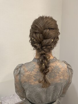 ノル(nol.) 高めからの編みおろしヘア