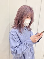 コワファースト  させぼ五番街店(COIFF1RST)&nbsp;くすみピンクカラー