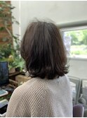 くせ毛をいかす 外はね