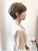 大人可愛い 20代30代40代 丸みショート くびれショート【大鷲】