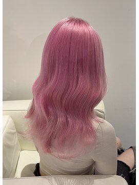 ユアーズヘア 新宿三丁目店(youres hair) ハイトーンピンクカラー