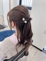フォーディー(for D)&nbsp;Hair Salon for D ×　ハーフアップ