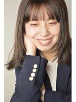 そう 札幌 ミディアムレイヤーで透明感オリーブ