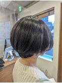 ブルーダークカラー×ショートレイヤー