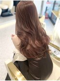ブリーチ×ダブルカラー×ベージュ