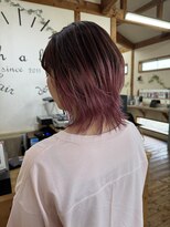 ヘアーデザインハル(hair desigin hal) ピンクバレイヤージュ