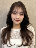 ルームバイシー 新宿(Loom. by Sea)&nbsp;○小顔韓国風前髪×レイヤーカット○【髪質改善/新宿/韓国ヘア】