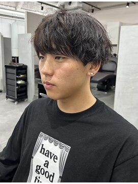 ジエクト アイロ 江坂駅前店(The Ect ilo) ナチュラルマッシュ×緩めパーマ