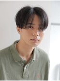 ナチュラル重めマッシュ