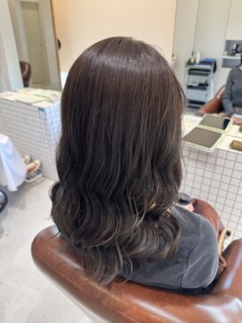 ファスナーグランデ(fustener grande) アイスモスカラー×艶巻き