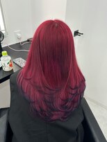 エゴ 池袋(EGO) 綺麗に落ちるワインレッドエンドカラー