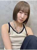 ブリーチなしカラー伸ばしかけヘア簡単スタイリング小顔ヘア