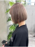 【GEEKS渋谷】切りっぱなし/ボブ/前下り/透明感/ツヤ感/小顔/夏