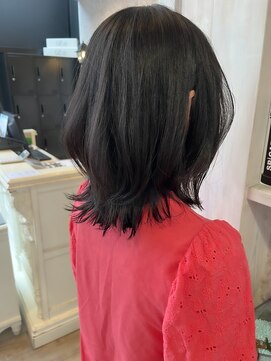 キャアリー(Caary) ふくやまにんき20代30代40代スモーキーグレージュ外ハネくびれ