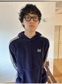 メンズミディアムパーマ