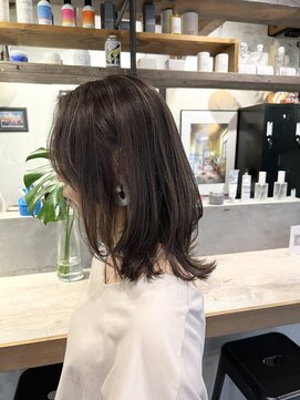 マスカリ(muscali) 黒髪/表参道ハイライト/オリーブグレー/小顔/ココアベージュd48