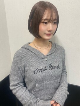 ラグナ(LAGUNA) 【ミニボブ/グレージュ/透明感カラー/艶カラー】