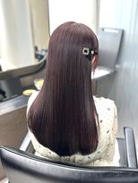 ユアーズヘア 東新宿店(youres hair)&nbsp;上品な暖色カラー♪カシスワインレッド