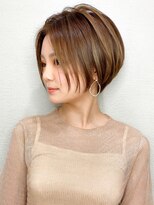 エイミーバイアフロートザガーデン 浦和店(amie by afloat the garden)&nbsp;前髪無しハンサムショート【浦和】