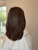 リノア 鵠沼海岸(LINOA)&nbsp;大人ガーリー　ダークアッシュ　似合わせカット