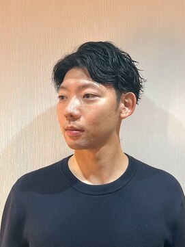 ジェントル(GENTLE) 清潔感アップ王道ビジネスショート×ツイストパーマ