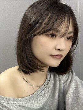 エストアール フクオカ 福岡博多店(est-r. Fukuoka) ボブ/グレージュ/透明感カラー/ミルボン/博多美容室